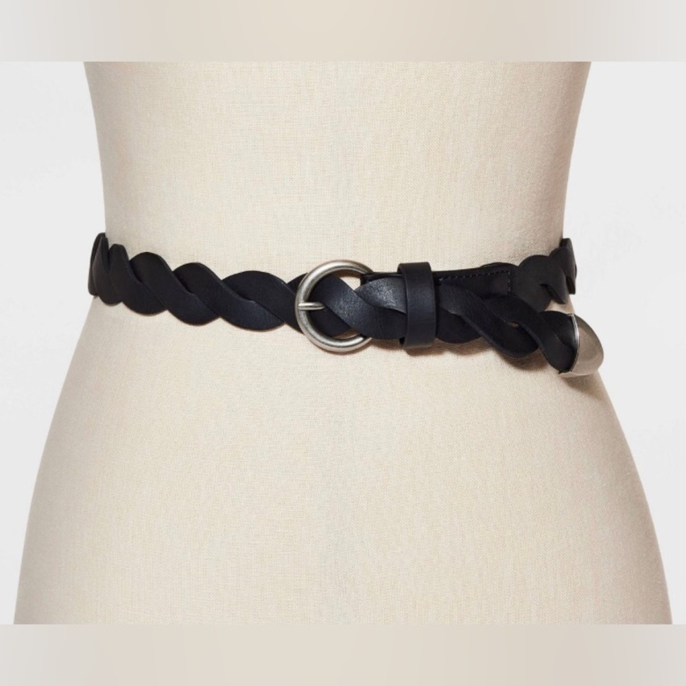 Universal Thread Black Rope Belt Size L - Picture 2 of 9